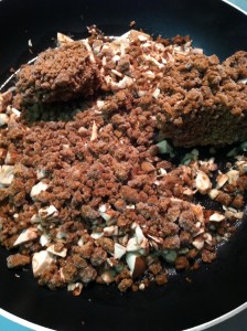 boca-ground-crumbles-and-mushroom-mix photo3 224x300 Half Assed Recipe: Feef Stroganoff (aka Fake Beef)