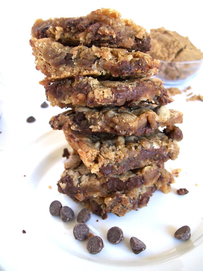 Vegan Chocolate Coconut Bliss Bars