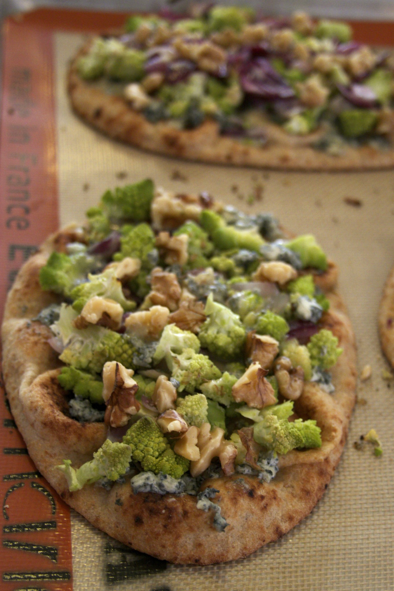 Cauliflower, Onion & Blue Cheese Flatbread Recipe